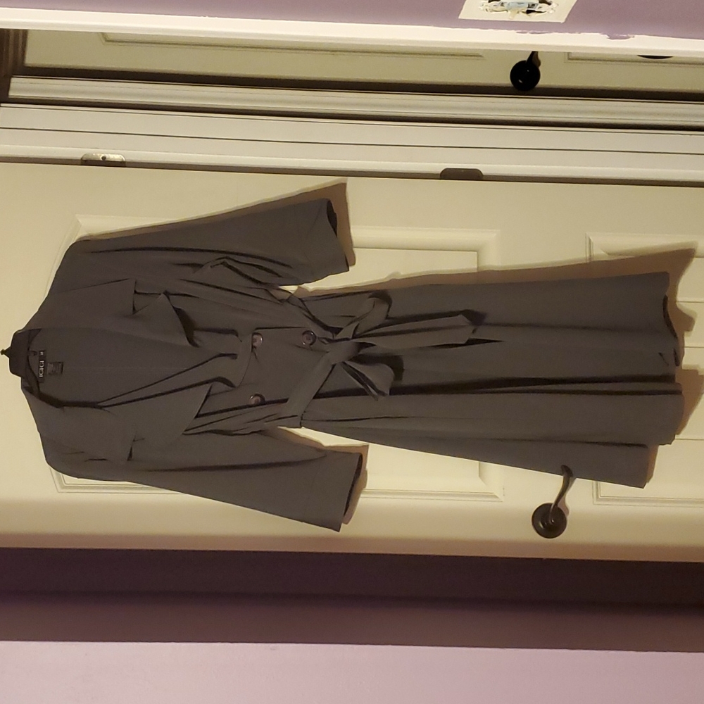 Igigi Dark Grey Double Breastfed Coat Dress